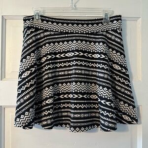 Charlotte Russe Aztec Mini Skirt